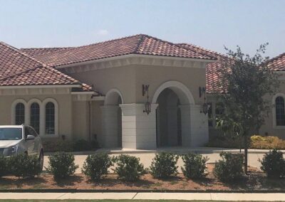 House With Tile Roofing Garland